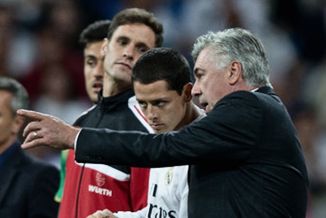 Ancelotti: Si Chicharito se mantiene así, es innegociable