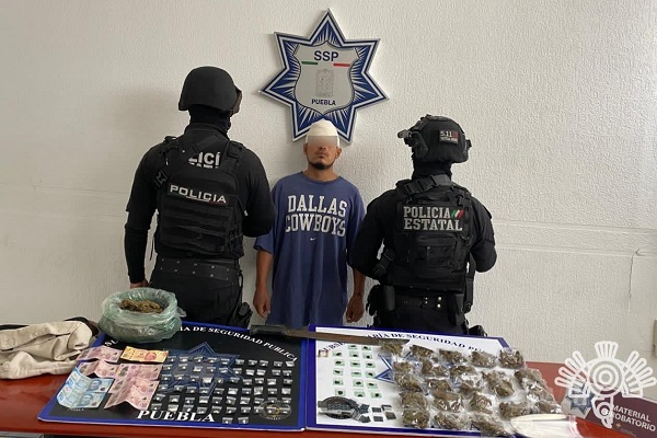 SSP detiene a presunto asesino de un chofer de transporte público, mujer e hijo en Atlixco