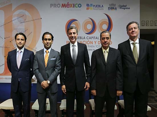 Tony Gali promueve a Puebla como la Ciudad del Diseño y la Innovación