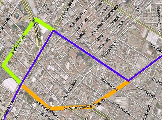 RUTA: cambia recorrido en la zona del Juárez-Serdán