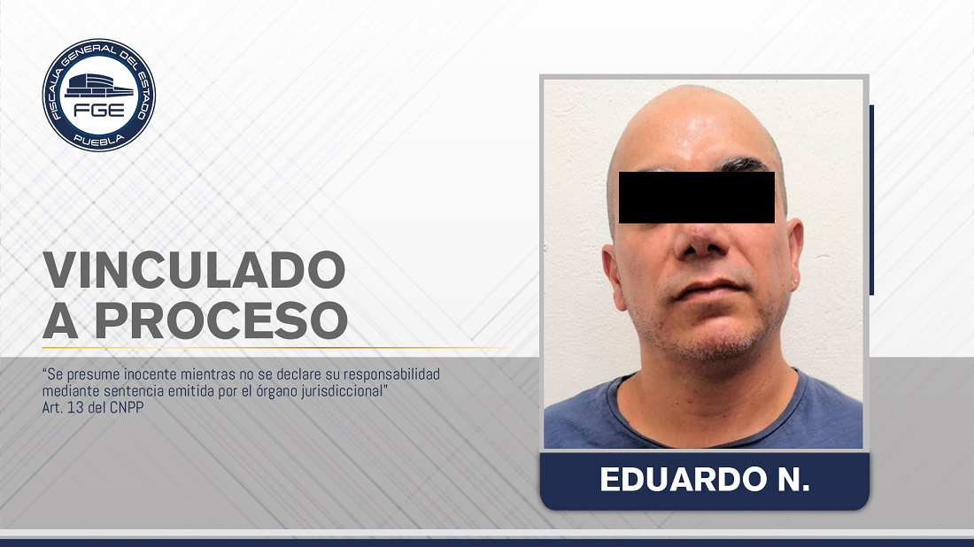 Sujeto fue vinculado a proceso por agredir a su ex pareja a balazos en Puebla