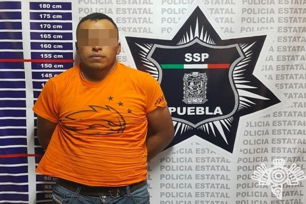 Huachicolero fue asegurado en Chignahuapan con más de 100 litros de combustible