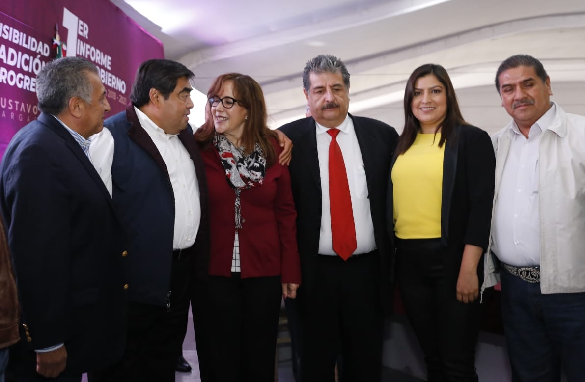 Polevnsky acude a informe en Huauchinango, en víspera de elección en Morena