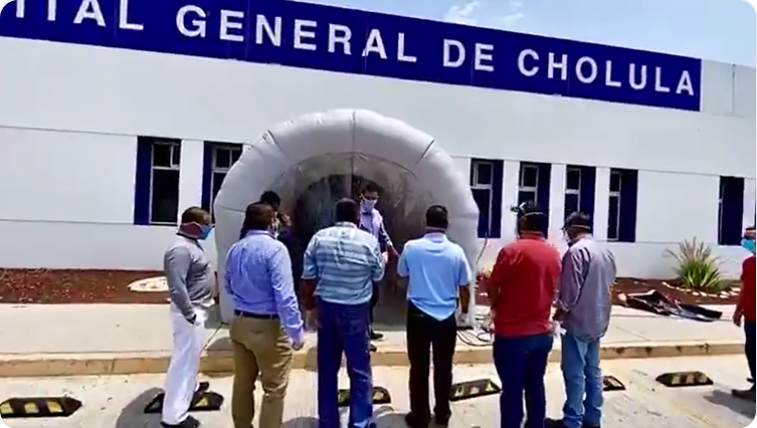 Los túneles sanitizadores no combaten coronavirus: Barbosa
