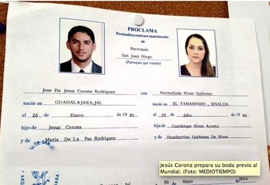 Corona no cree en el Tri; programa boda 2 días antes de la final del Mundial