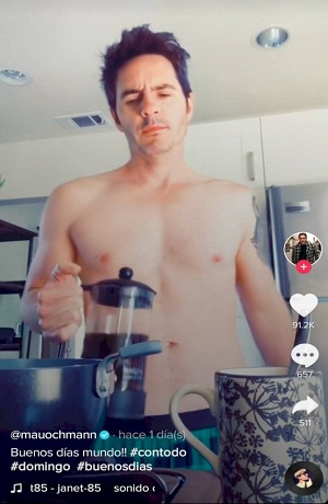 Mauricio Ochmann cautivó a sus fans con video en Tik Tok