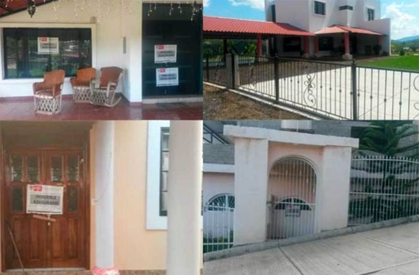 Casas de lujo, entre los inmuebles incautados a “La Tuta”
