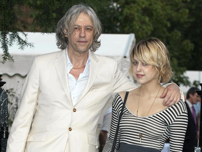 Hallan muerta a hija del rockero Bob Geldof en Inglaterra