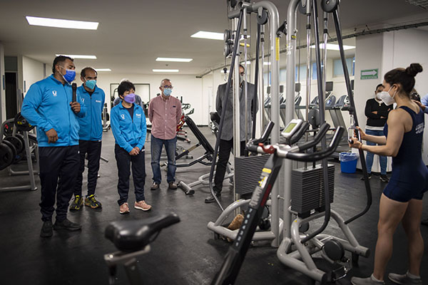 Rectora de la BUAP inaugura gimnasio en Ciudad Universitaria