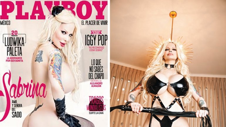 VIDEO Y FOTOS: Sabrina enciende páginas de Playboy