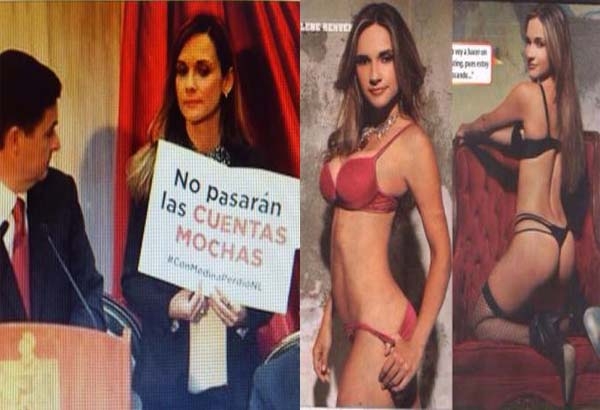 Causa revuelo pasado oculto de diputada del PAN; posó en lencería en 2006