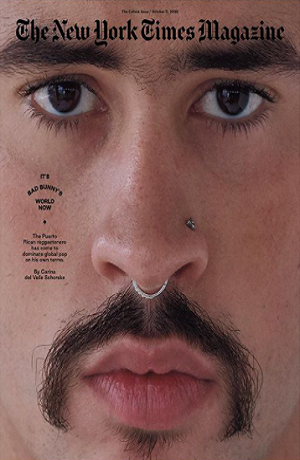 Bad Bunny llega a la portada de la revista The New York Times