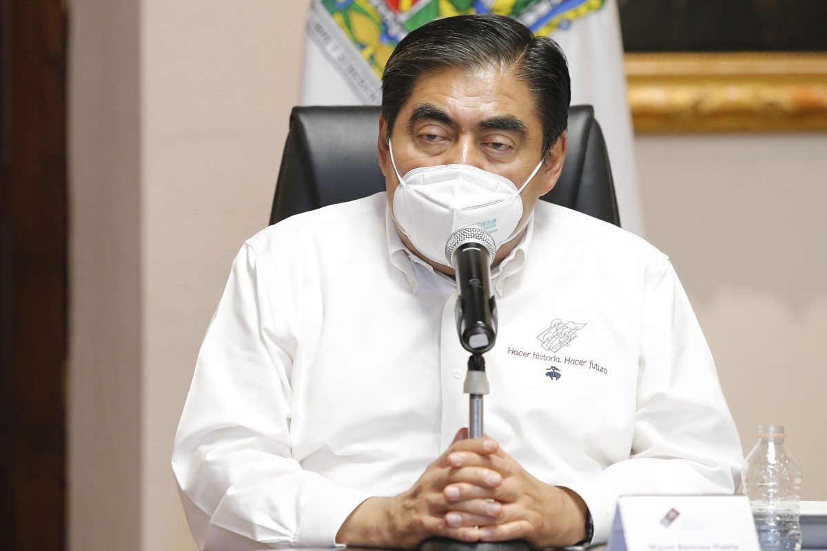 Puebla aún tiene suficiencia hospitalaria para COVID: Barbosa