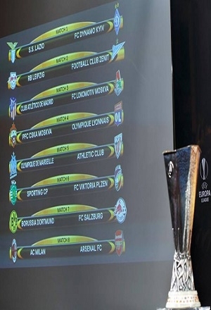 Europa League: Se definen los cotejos de octavos de final