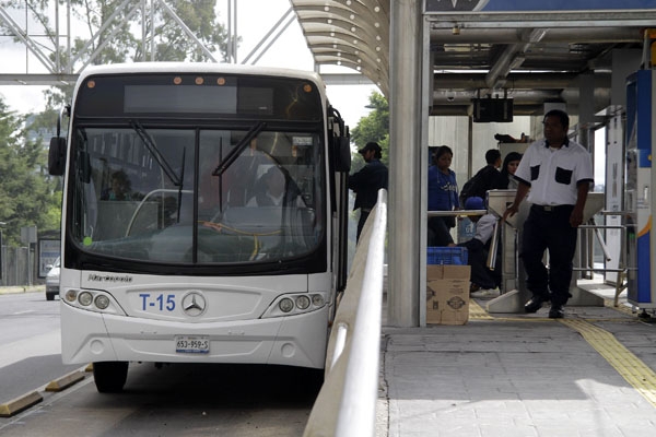Choferes de RUTA Puebla realizan otro paro en reclamo de salarios