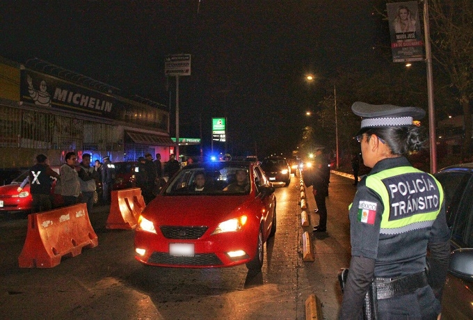 Alcoholímetro en Puebla remitió 22 vehículos al corralón
