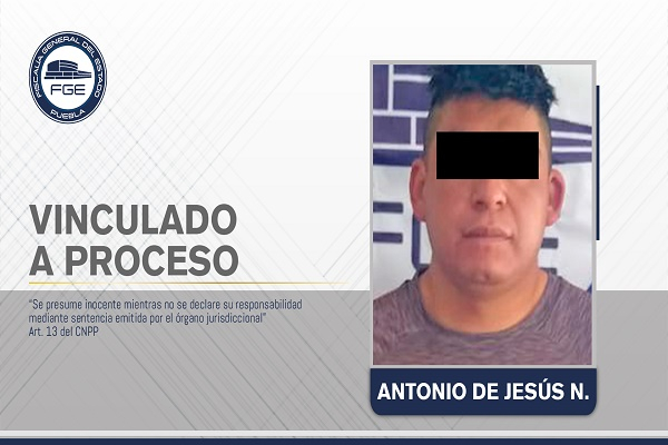 Ex policía federal fue vinculado a proceso tras asesinar a su esposa en Puebla