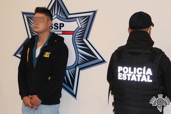 Distribuidor de droga es asegurado en Tlaxcalancingo