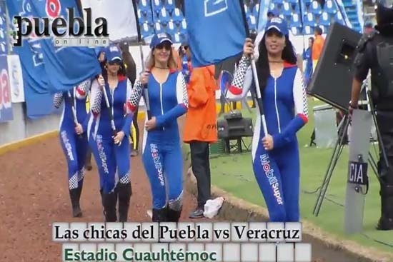 Las chicas del Puebla vs Veracruz 2014
