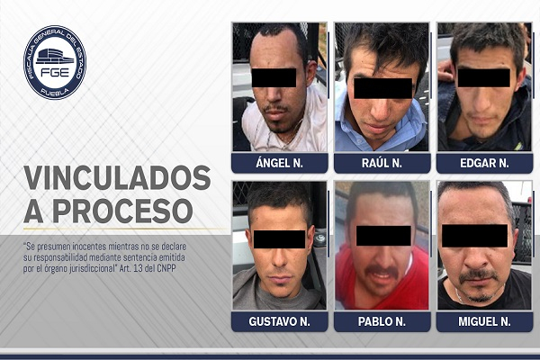 Involucrados en multihomicidios de Chignahuapan fueron vinculados a proceso y estarán en prisión