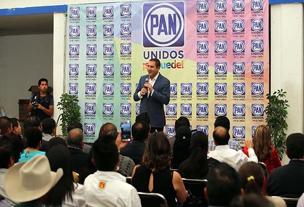 Si hay imposición el PAN perderá la presidencia, dice RMV en Tlaxcala