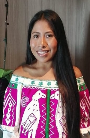 Yalitza Aparicio fue sorprendida en bikini rojo