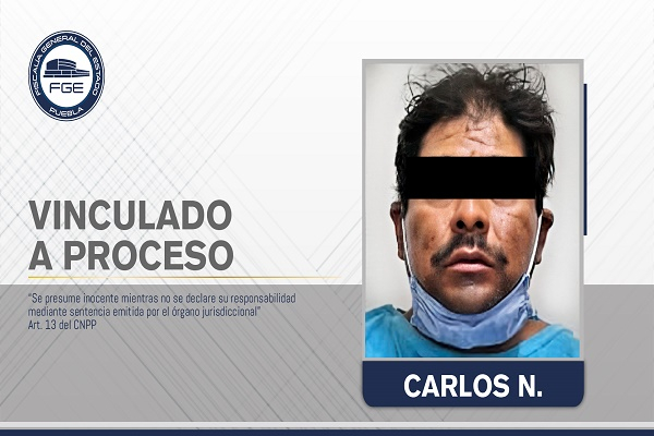 Fiscalía de Puebla aseguró a sujeto con por violencia familiar y abuso sexual