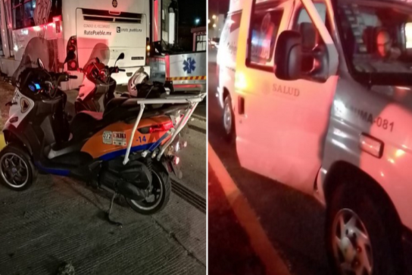 Mujer fue atropellada por unidad de RUTA en Bulevar Atlixco