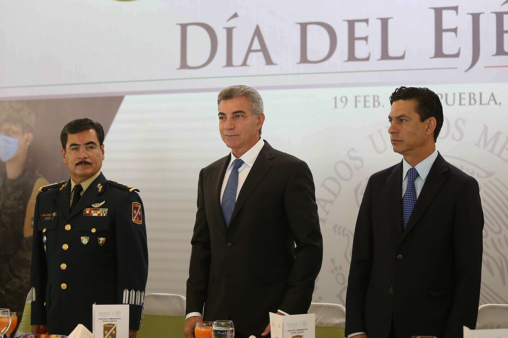 Tony Gali reconoce al Ejército Mexicano que garantiza seguridad para las familias
