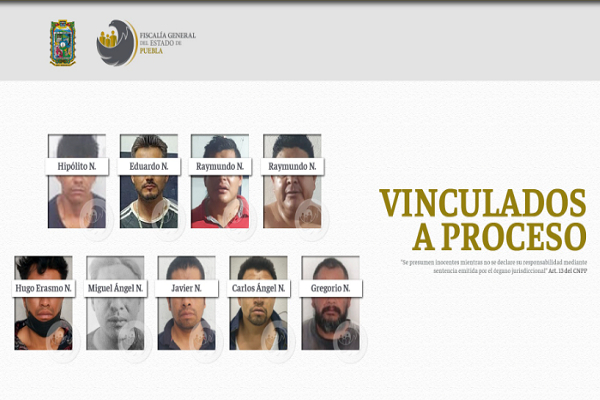 Vinculan a proceso a nueve hombres por violencia familiar