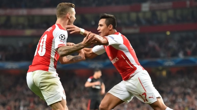 Alexis Sánchez llevó al Arsenal a la Champions League