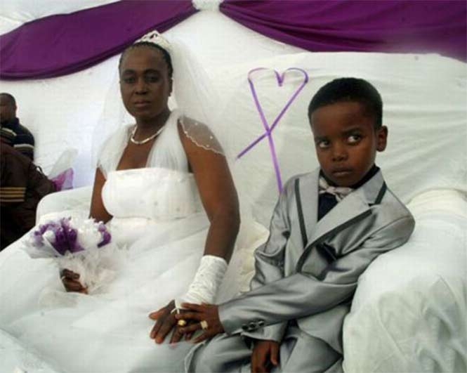 Niño de 9 años se casó con mujer de 69 en Sudáfrica