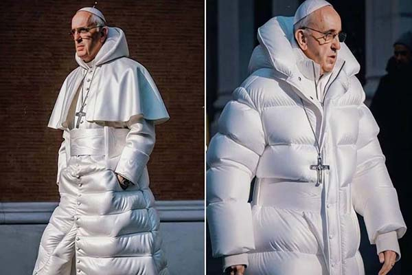 Crean imágenes del papa Francisco con IA