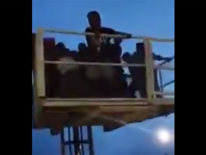 VIDEO: Cae montacargas adaptado como pista de baile, ocho lesionados y tres graves