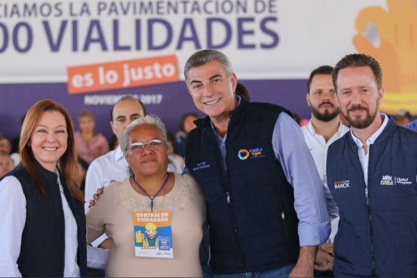 Gali y Banck inician la pavimentación de 100 vialidades en colonias populares