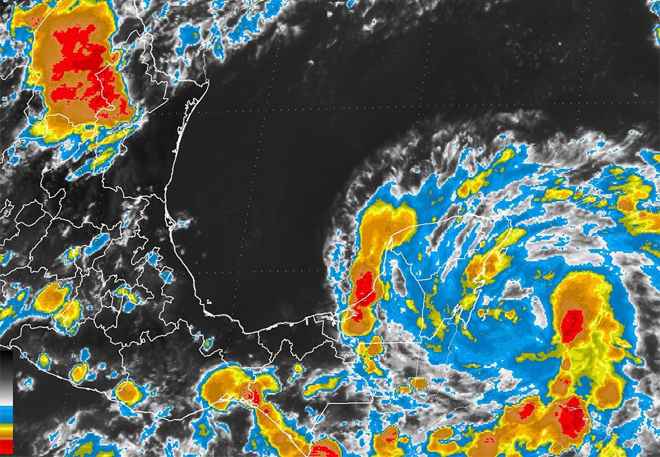 Suspenden clases en Quintana Roo por tormenta tropical “Franklin”