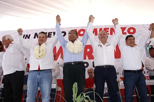 Ruiz Massieu plantó a Jiménez Merino en su inicio de campaña