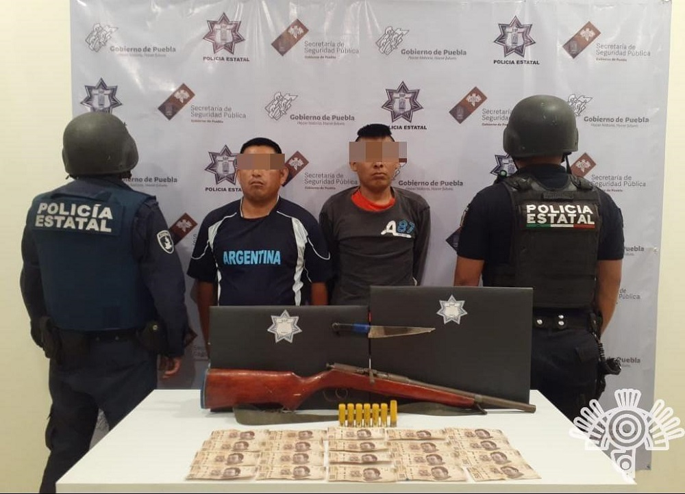 Atracaron empresa avícola y fueron detenidos en San Gabriel Chilac