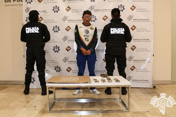 Cómplice narcomenudista de “La Patrona”, detenido por la SSP en Puebla