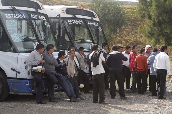 Otro paro de choferes de RUTA en una semana, ahora en Tlaxcalancingo