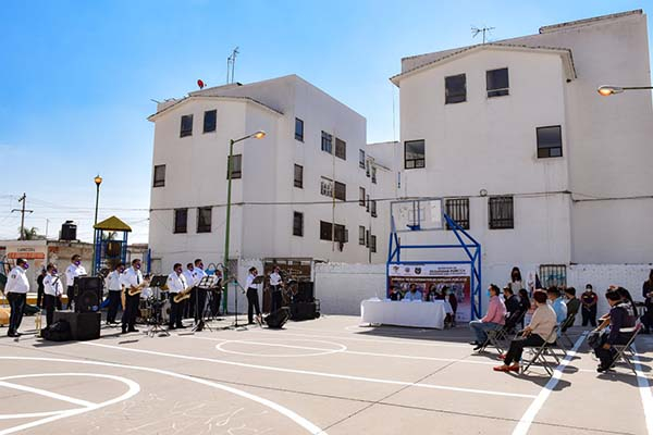 Ayuntamiento de Cuautlancingo entrega espacio público recuperado en U.H. 4 Caminos