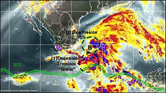“Boris” se degrada a baja presión, pero seguirán lluvias fuertes en Puebla: Conagua