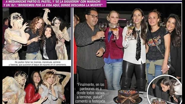 Multa de 33 mil pesos a la actriz que hizo su fiesta en la Rotonda