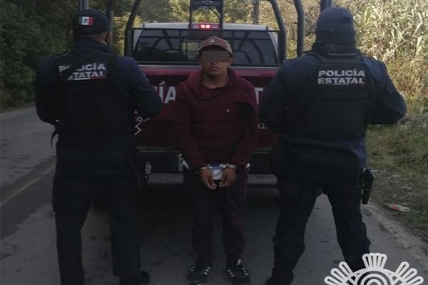 SSP Puebla detiene a presunto asesino en Tuzamapan de Galeana