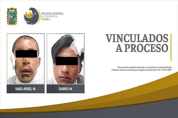 Pareja de homicidas de Santa Rita Tlahuapan son vinculados a proceso