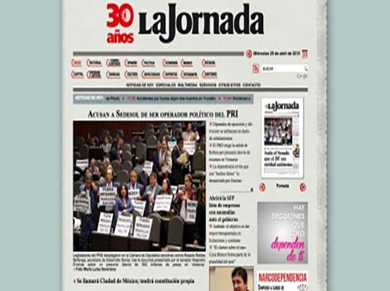 Gerente de La Jornada rechaza versión de fraude en el periódico