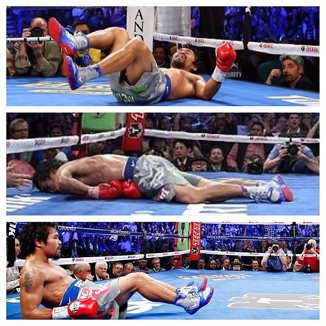 Floyd Mayweather se burla de Pacquiao, lo llamó señorita
