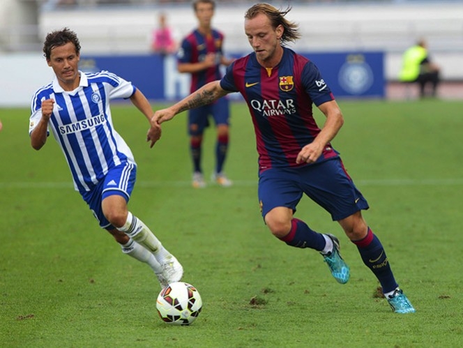 Barcelona goléo al HJK Helsinki sin Messi ni Neymar