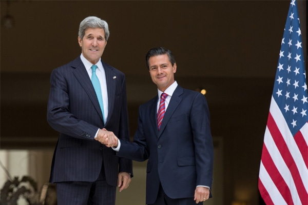 Peña Nieto y John Kerry destacan “prosperidad compartida”