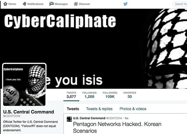 Hackean redes sociales del Comando Militar de Estados Unidos